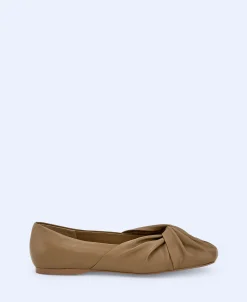 Adolfo Dominguez Zapatos>Bailarina En Napa Camel