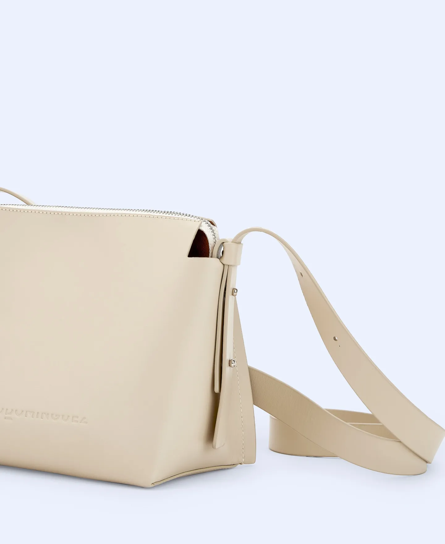 Adolfo Dominguez Bolsos>Bandolera Made In Spain En Piel Crudo