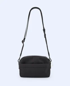Adolfo Dominguez Bolsos>Bandolera Pequena Con Bolsillos Negro