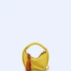 Adolfo Dominguez Bolsos>Bandolera Pequena En Poliester Reciclado Amarillo