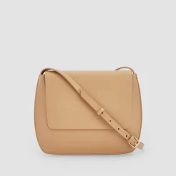Adolfo Dominguez Bolsos>Bolso Bandolera En Vaqueta Camel