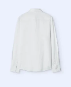 Adolfo Dominguez Camisas>Camisa En Lyocell Algodon Blanco