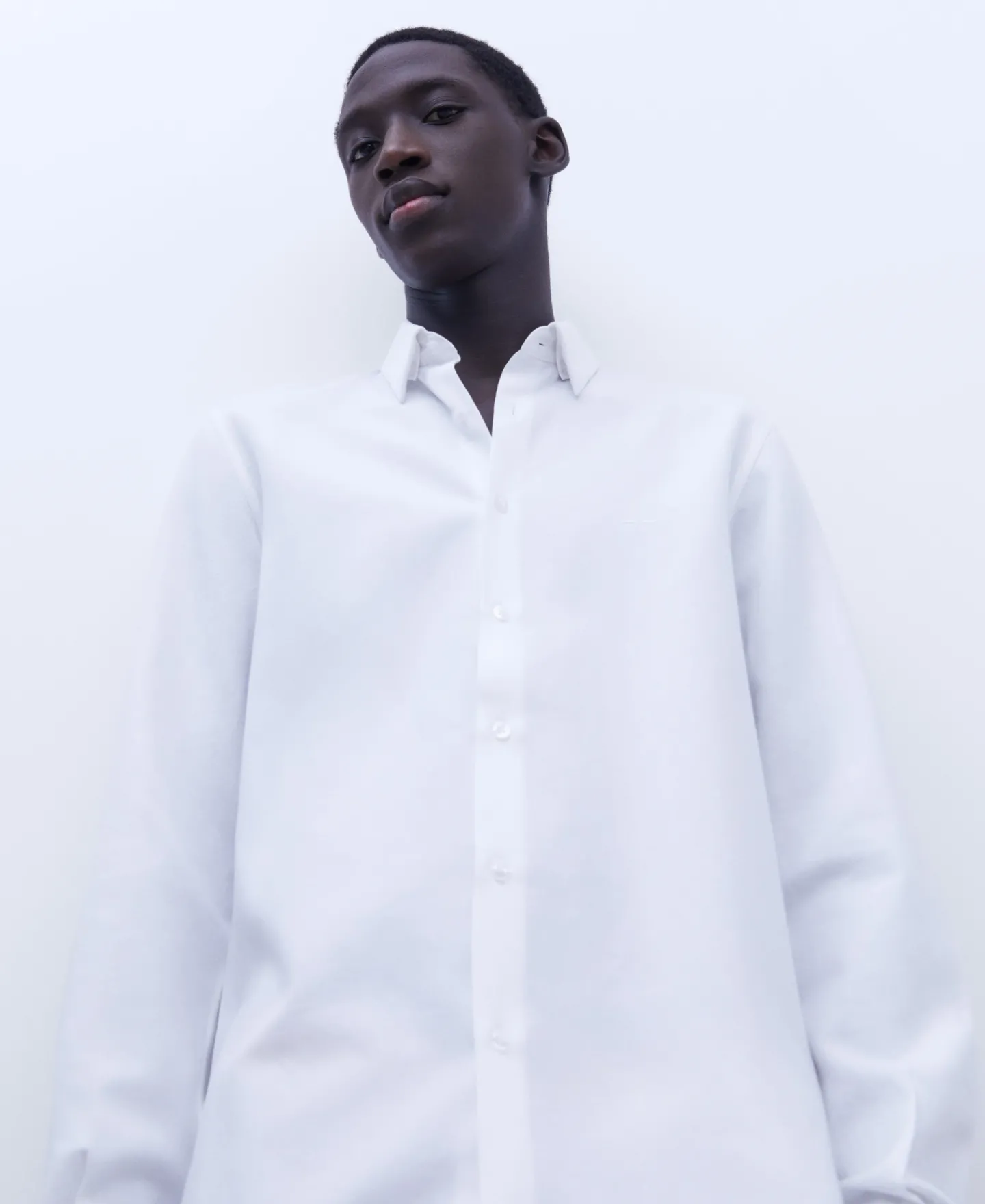 Adolfo Dominguez Camisas>Camisa En Lyocell Algodon Blanco