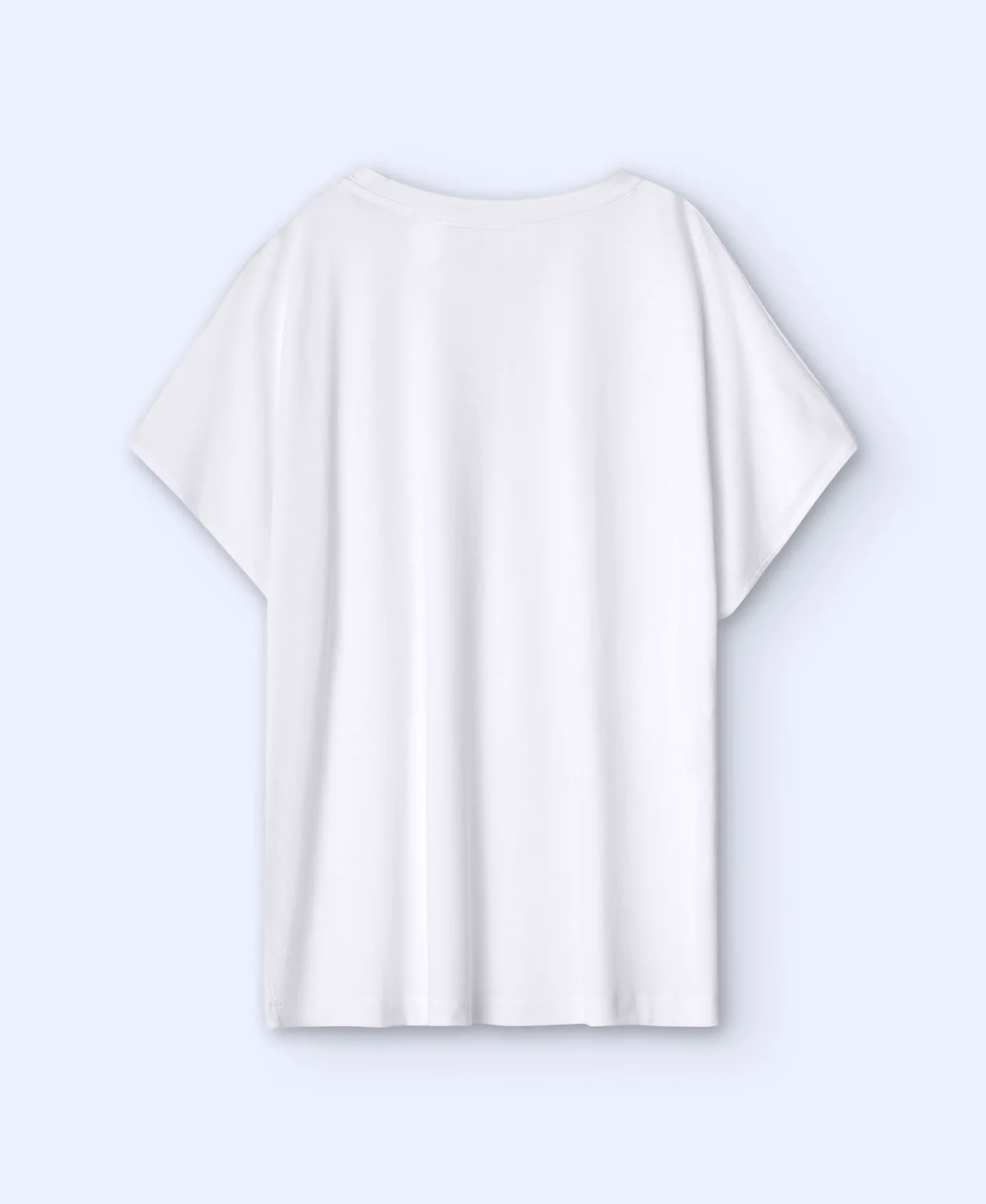 Adolfo Dominguez Camisetas>Camiseta En Lyocell Y Algodon Blanco