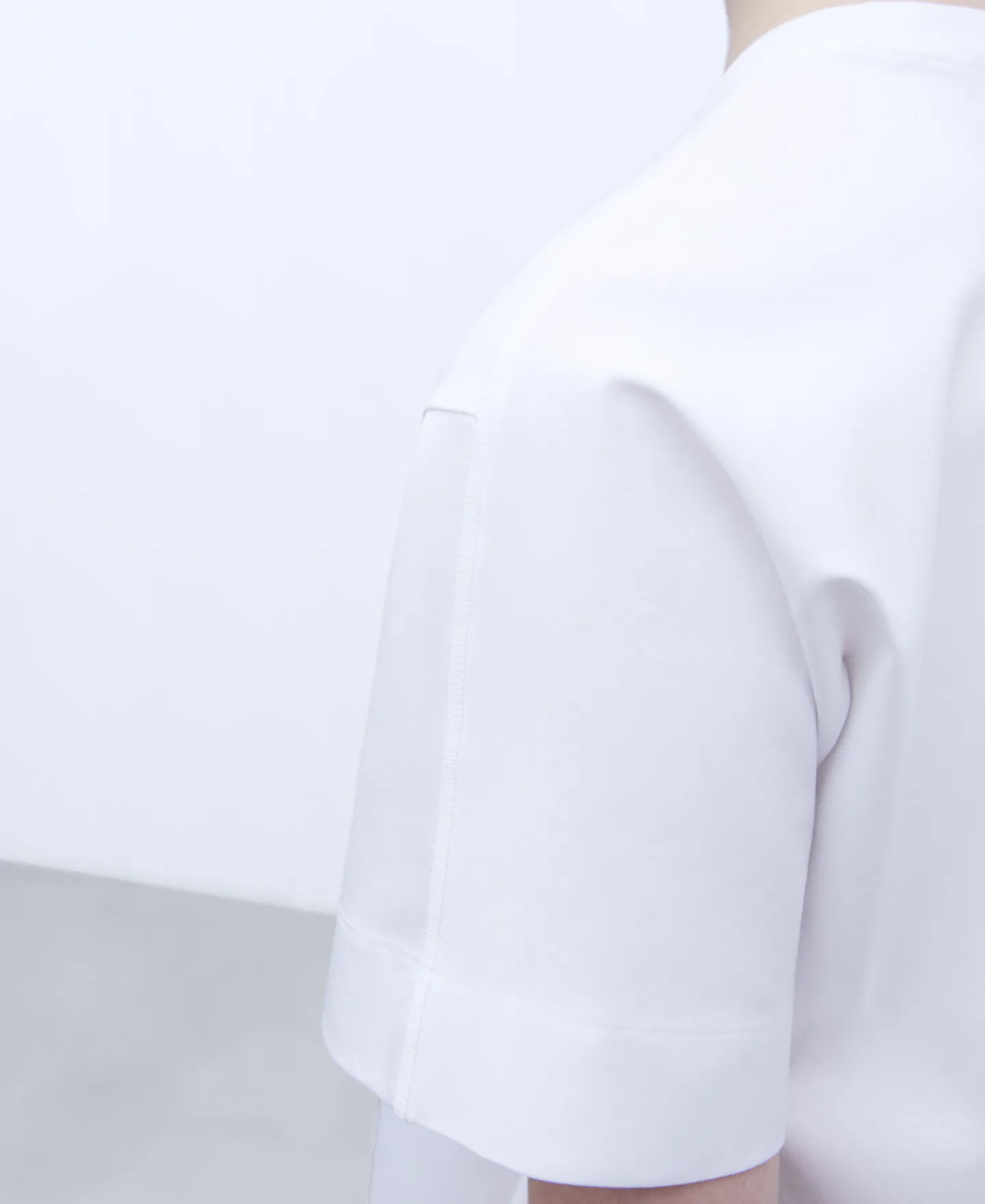 Adolfo Dominguez Camisetas>Camiseta Globo En Algodon Blanco