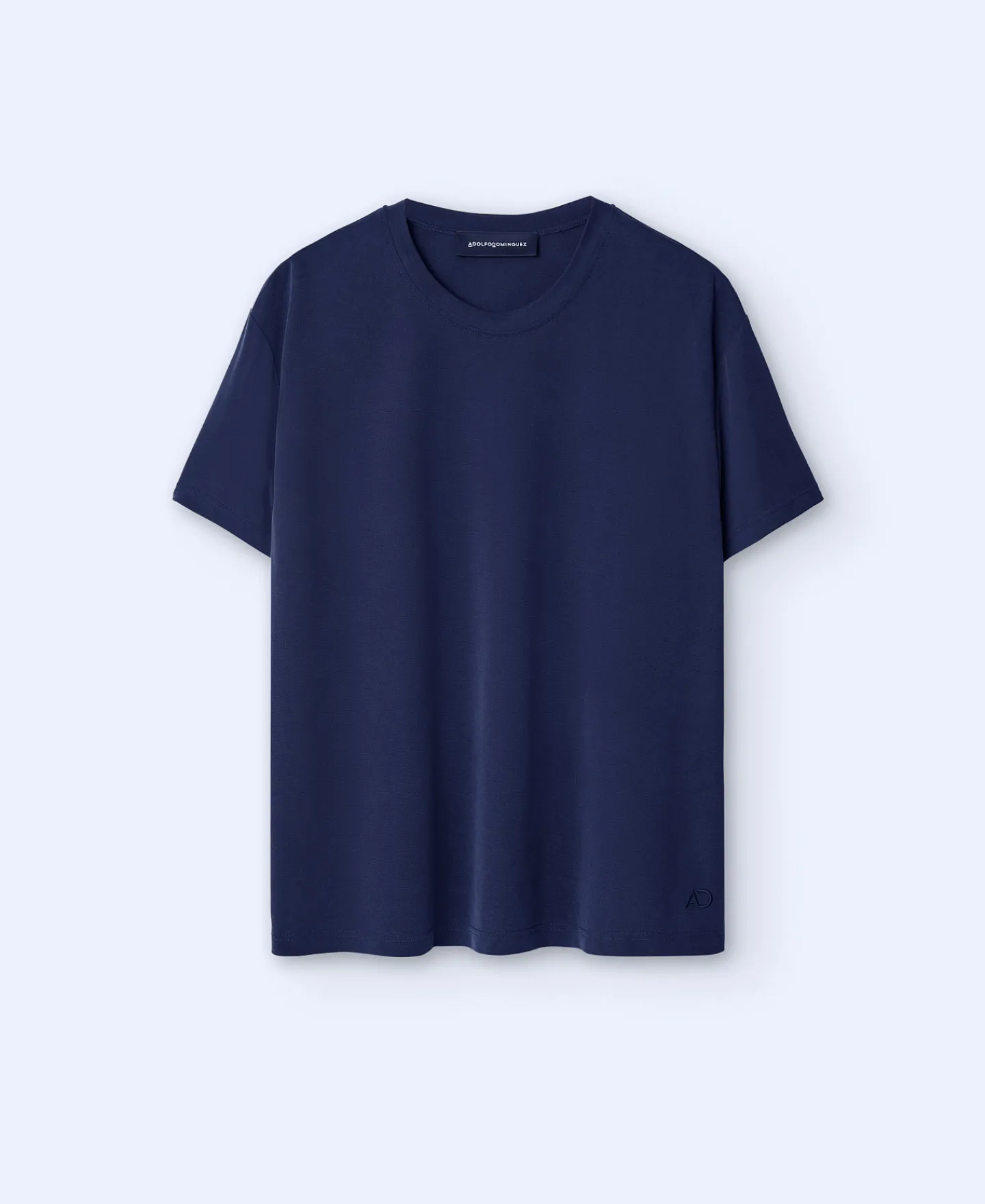 Adolfo Dominguez Camisetas Y Polos>Camiseta Oversize En Modal Negro