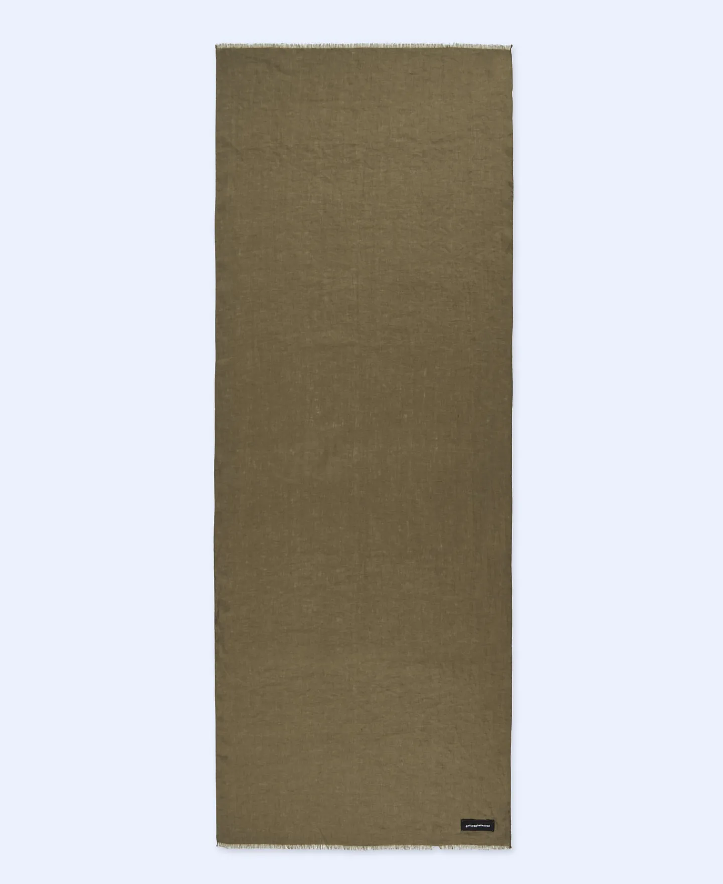 Adolfo Dominguez Foulard>Chal En Lino Caqui
