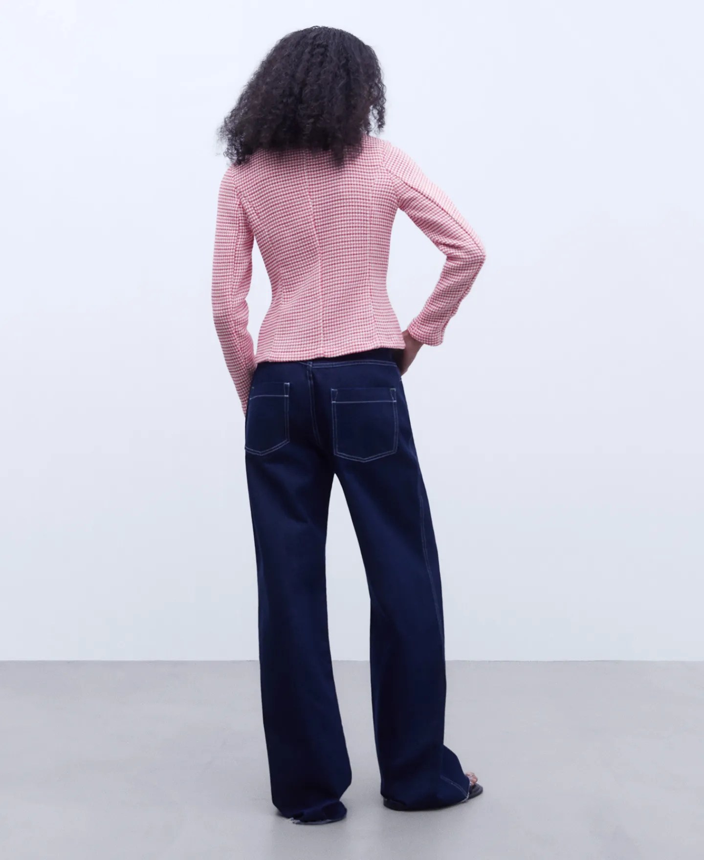 Adolfo Dominguez Abrigos Y Chaquetas>Chaqueta Con Cuello En U Rosa