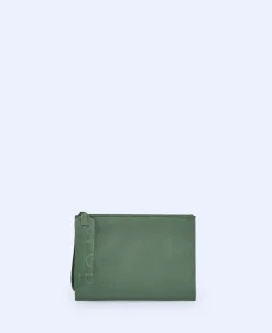 Adolfo Dominguez Marroquinería>Clutch Rectangular En Textura Lisa Verde Claro