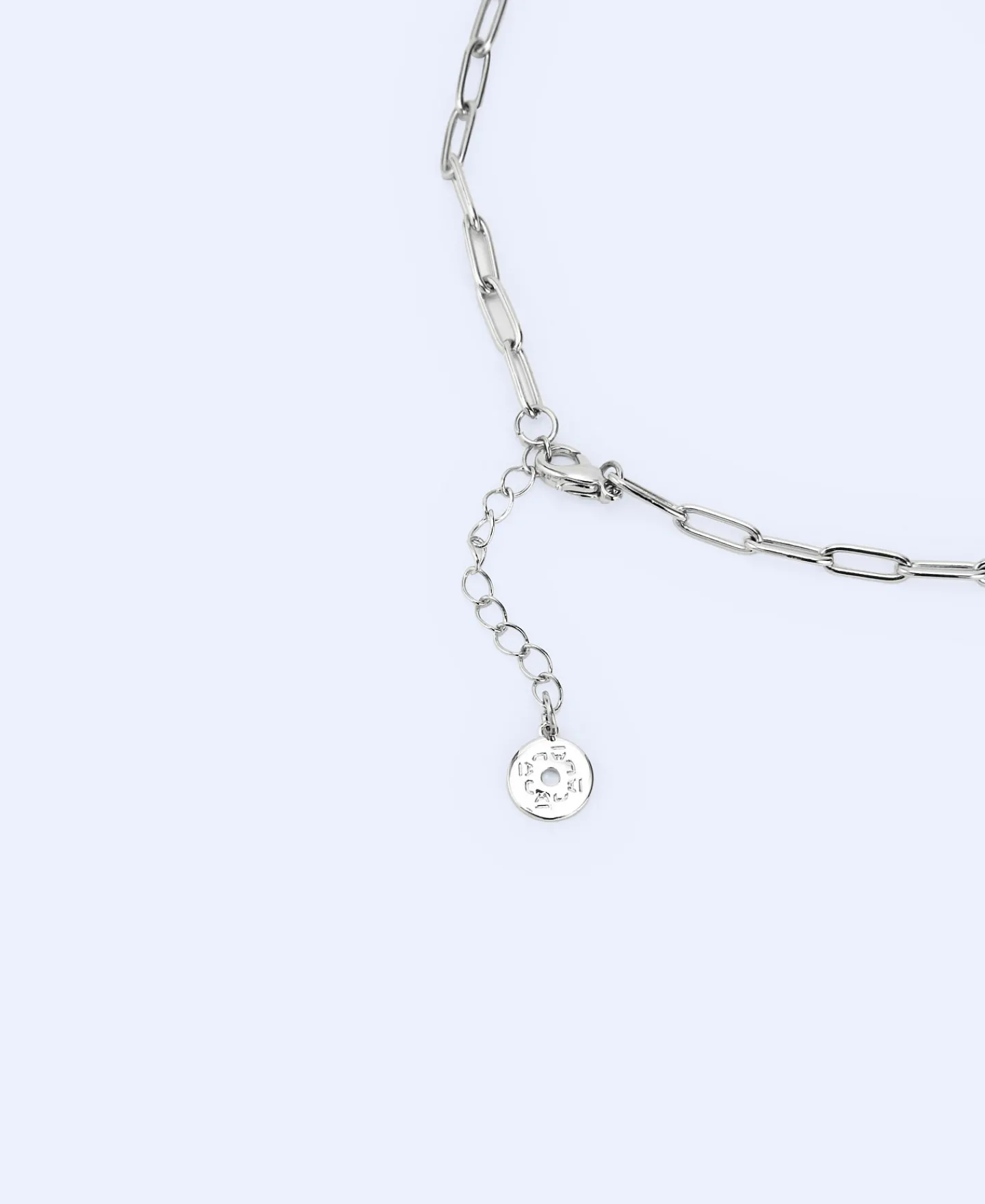 Adolfo Dominguez Bisutería>Collar Metalico Eslabones De Autor Plateado