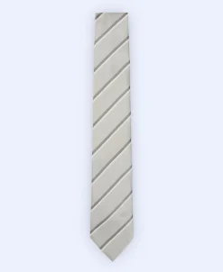 Adolfo Dominguez Corbata>Corbata Rayas En Seda 100% Gris Rayas