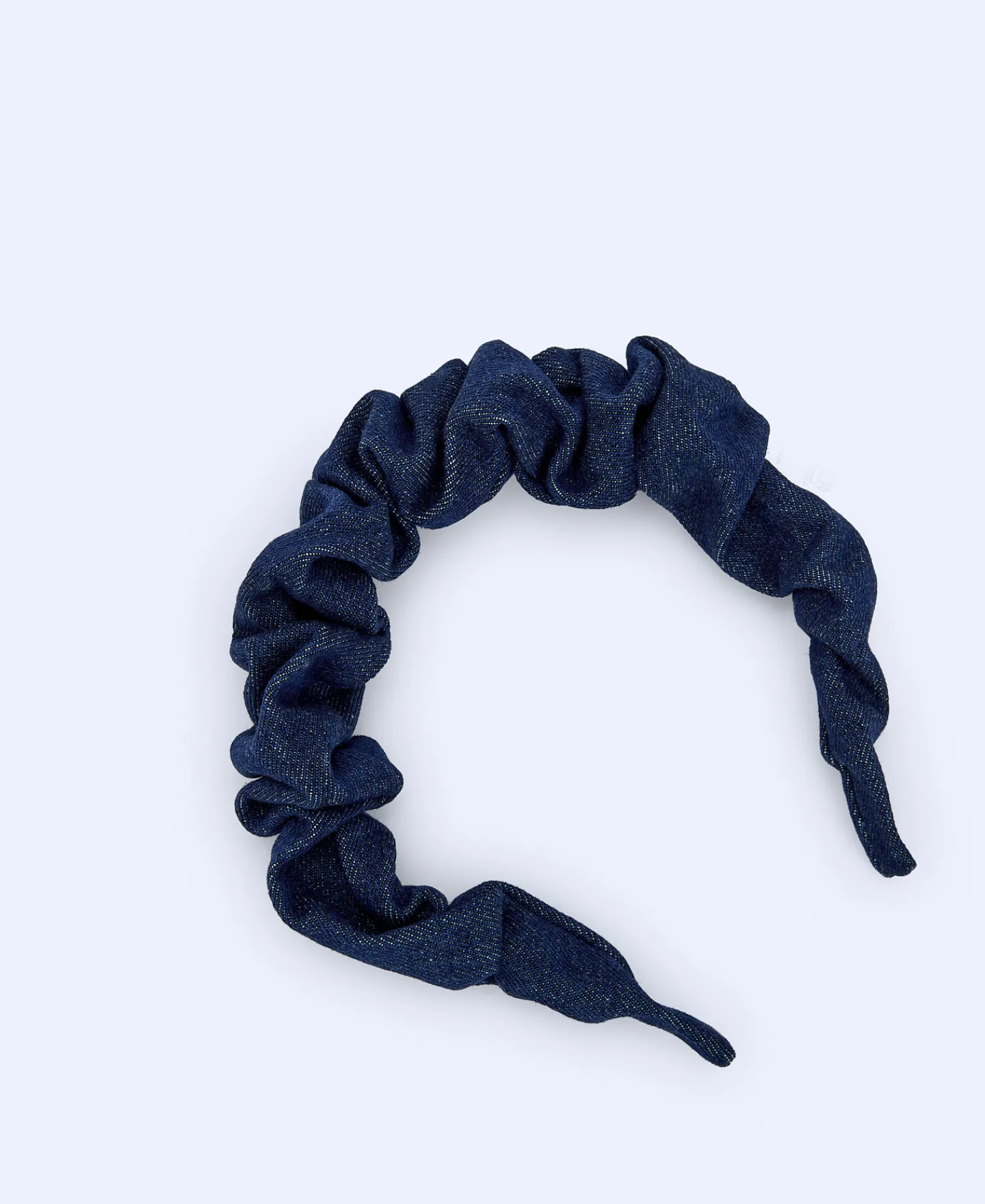 Adolfo Dominguez Otros>Diadema En Denim Azul Denim