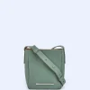 Adolfo Dominguez Bolsos>Mini Hobo En Piel Responsable Verde Agua Marina