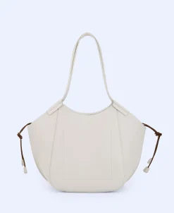 Adolfo Dominguez Bolsos>Mini Shopper En Piel Vaqueta Crudo