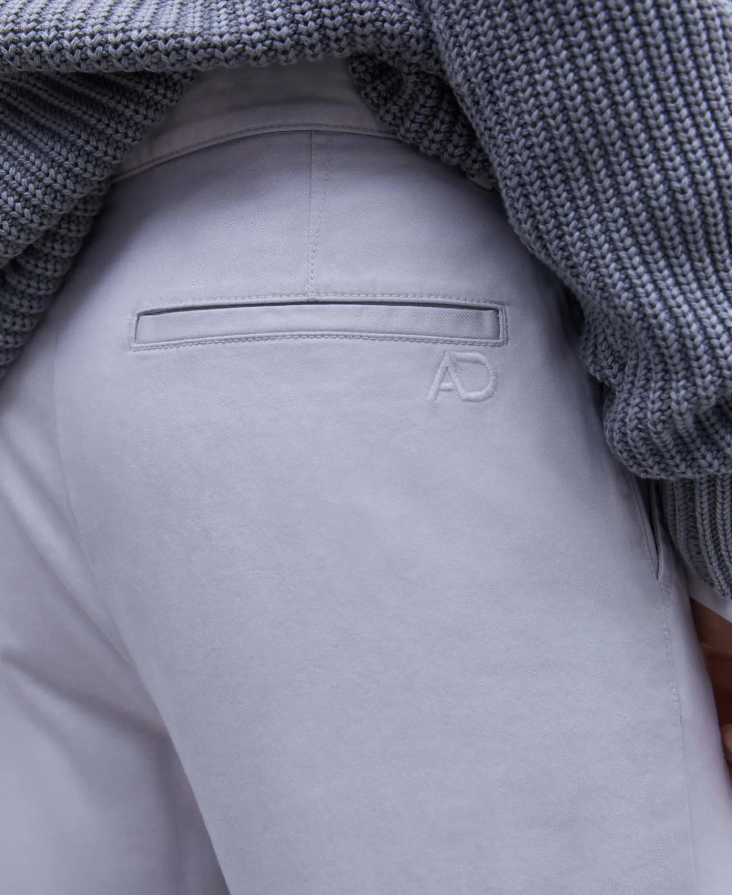 Adolfo Dominguez Pantalones>Pantalon Chino En Twill De Algodon Hielo