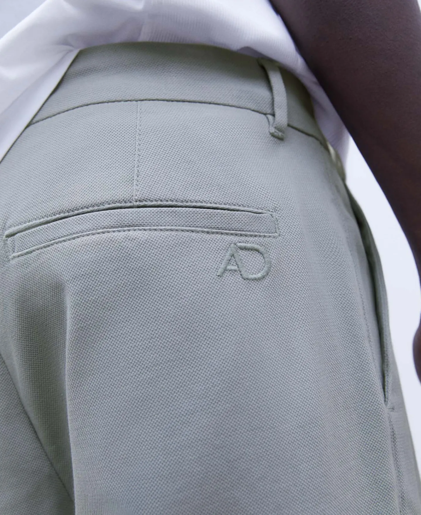 Adolfo Dominguez Pantalones>Pantalon Chino Holgado Con Pinzas Gris Claro