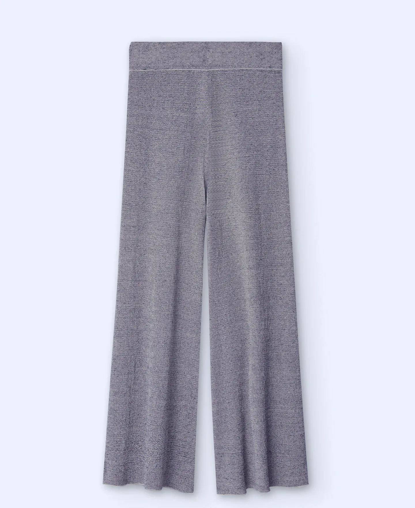 Adolfo Dominguez Pantalones>Pantalon De Punto Pierna Amplia Piedra