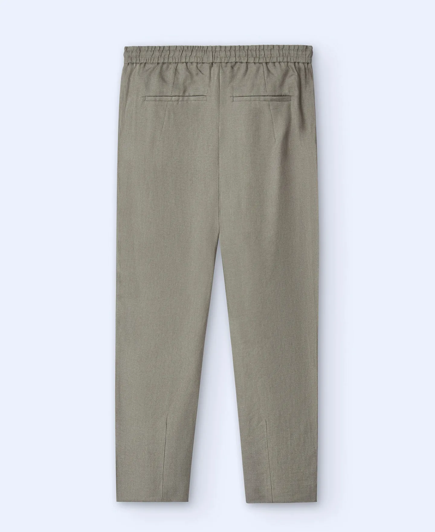 Adolfo Dominguez Pantalones>Pantalon En Lino Europeo Gris/Verde