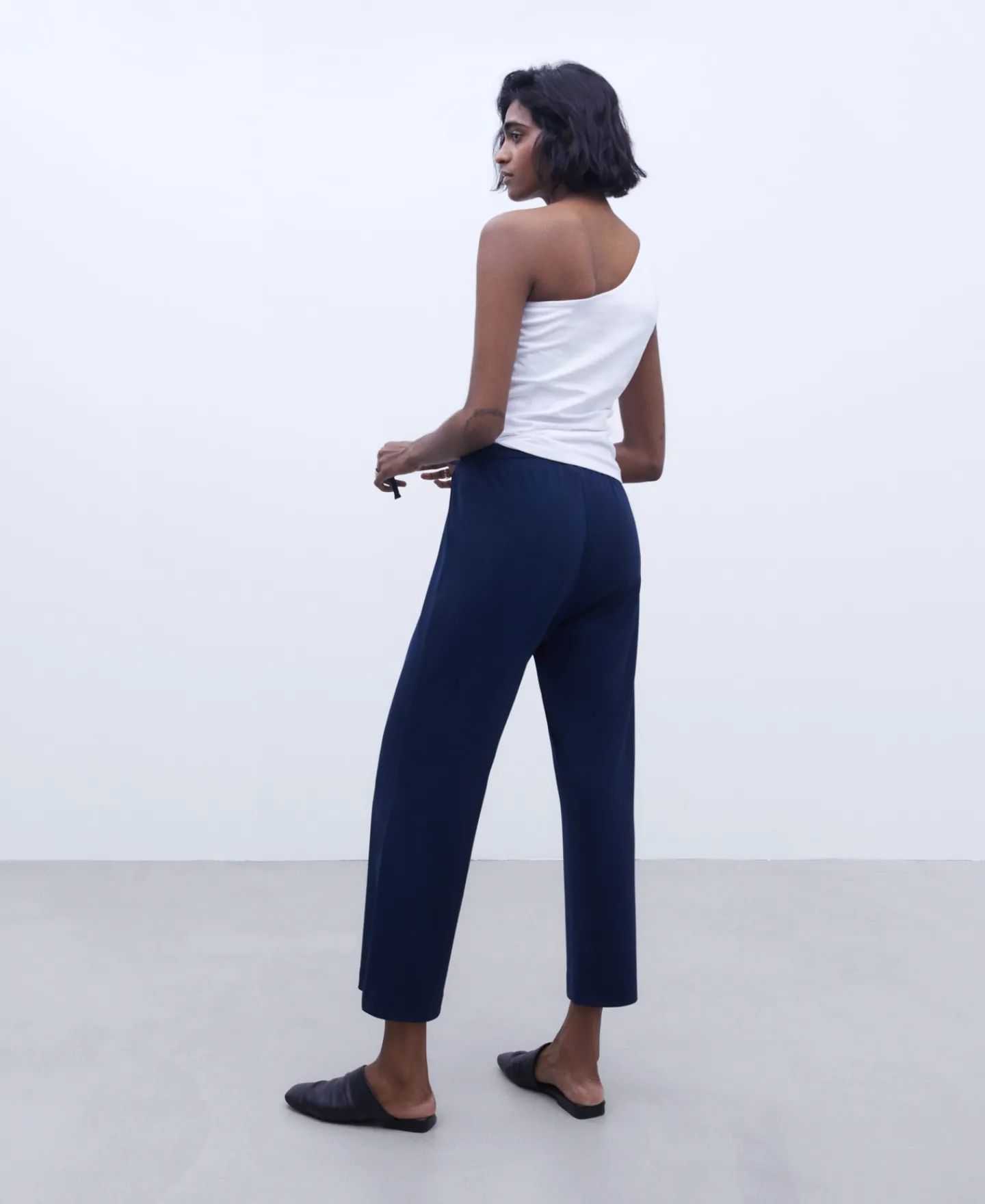 Adolfo Dominguez Pantalones>Pantalon Jogger Azul Marino