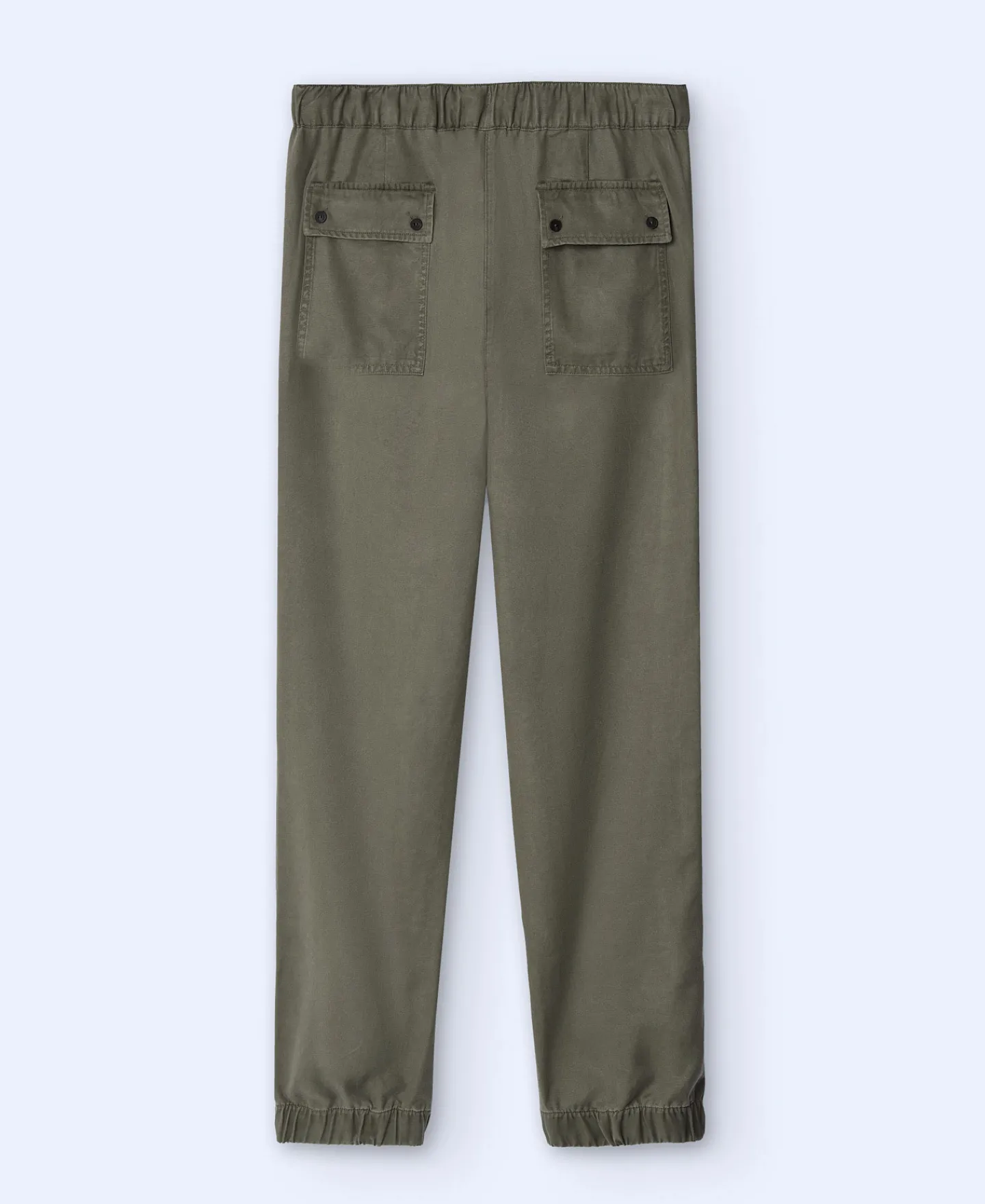 Adolfo Dominguez Pantalones>Pantalon Jogger En Lyocell De Lenzing™ Verde Oscuro