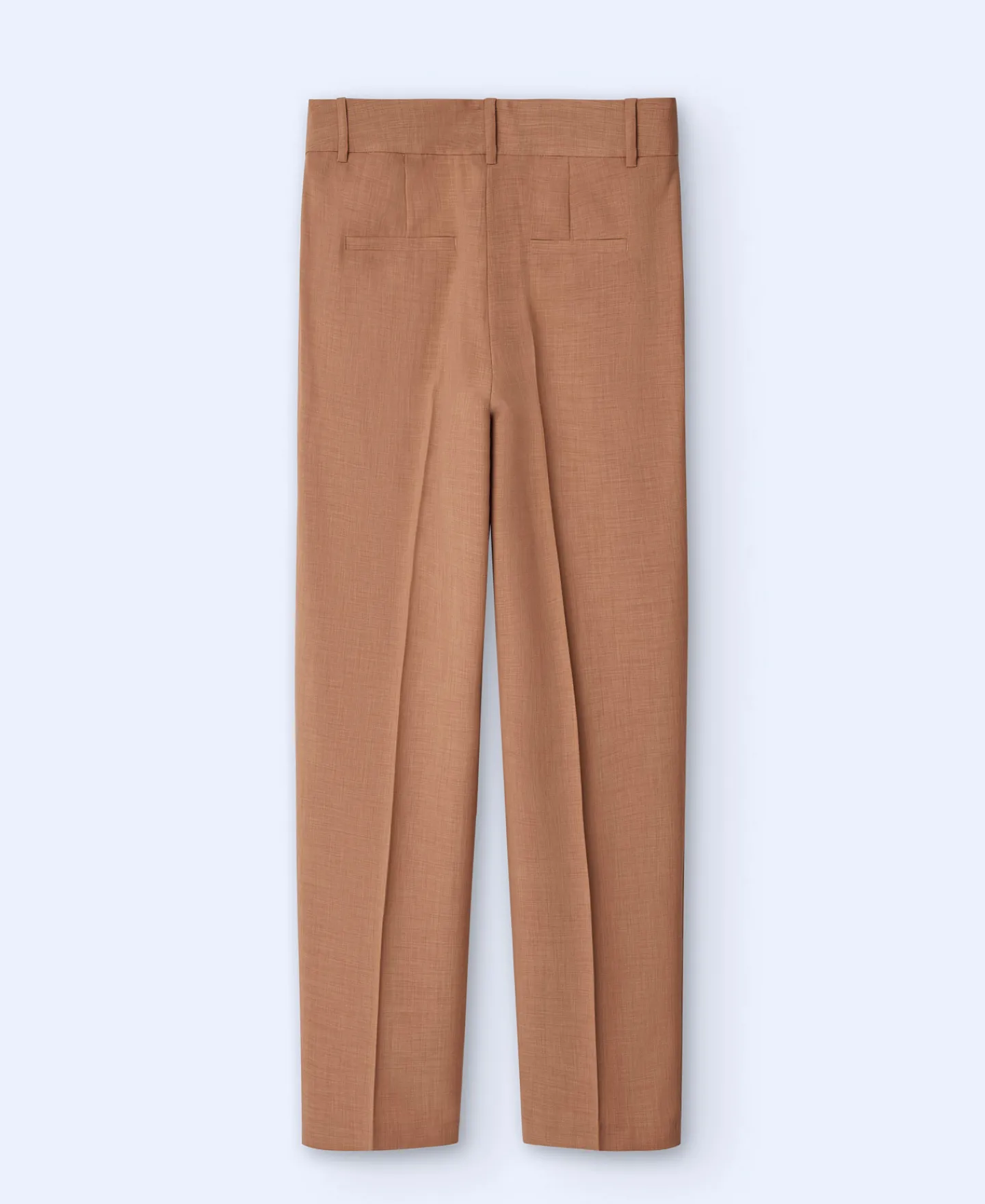 Adolfo Dominguez Pantalones>Pantalon Recto Con Pinzas Camel