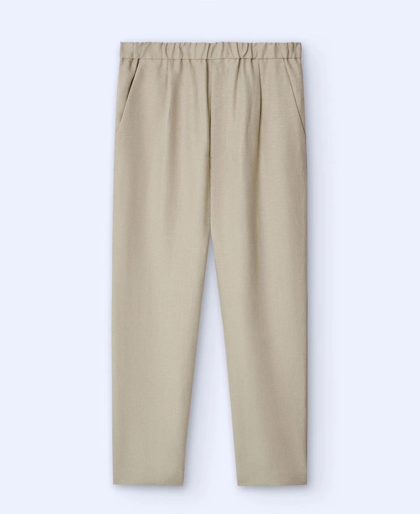 Adolfo Dominguez Pantalones>Pantalon Recto En Lino Europeo Arena