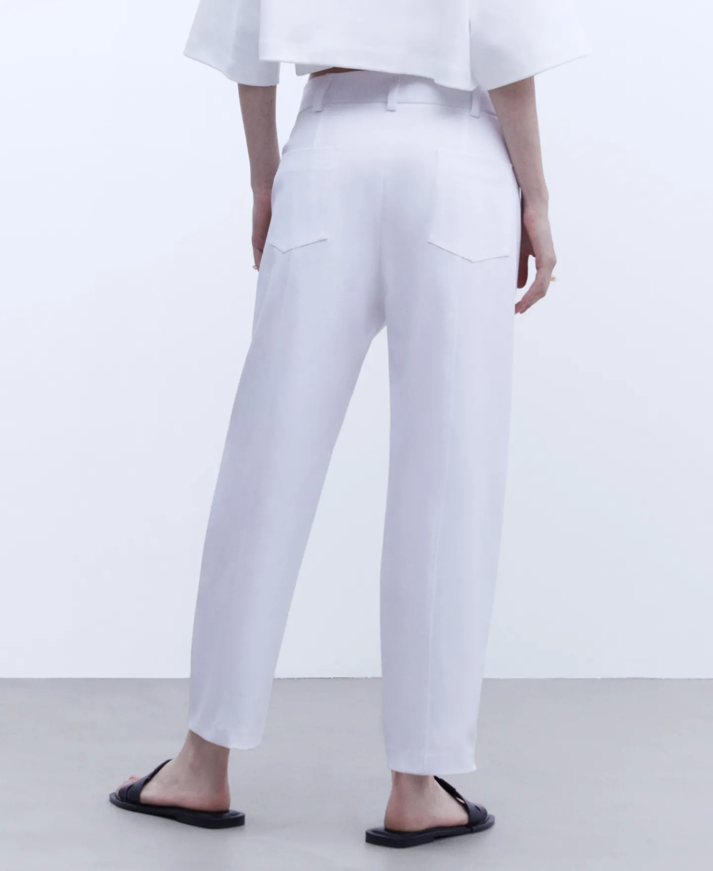 Adolfo Dominguez Pantalones>Pantalon Regular Fit Blanco