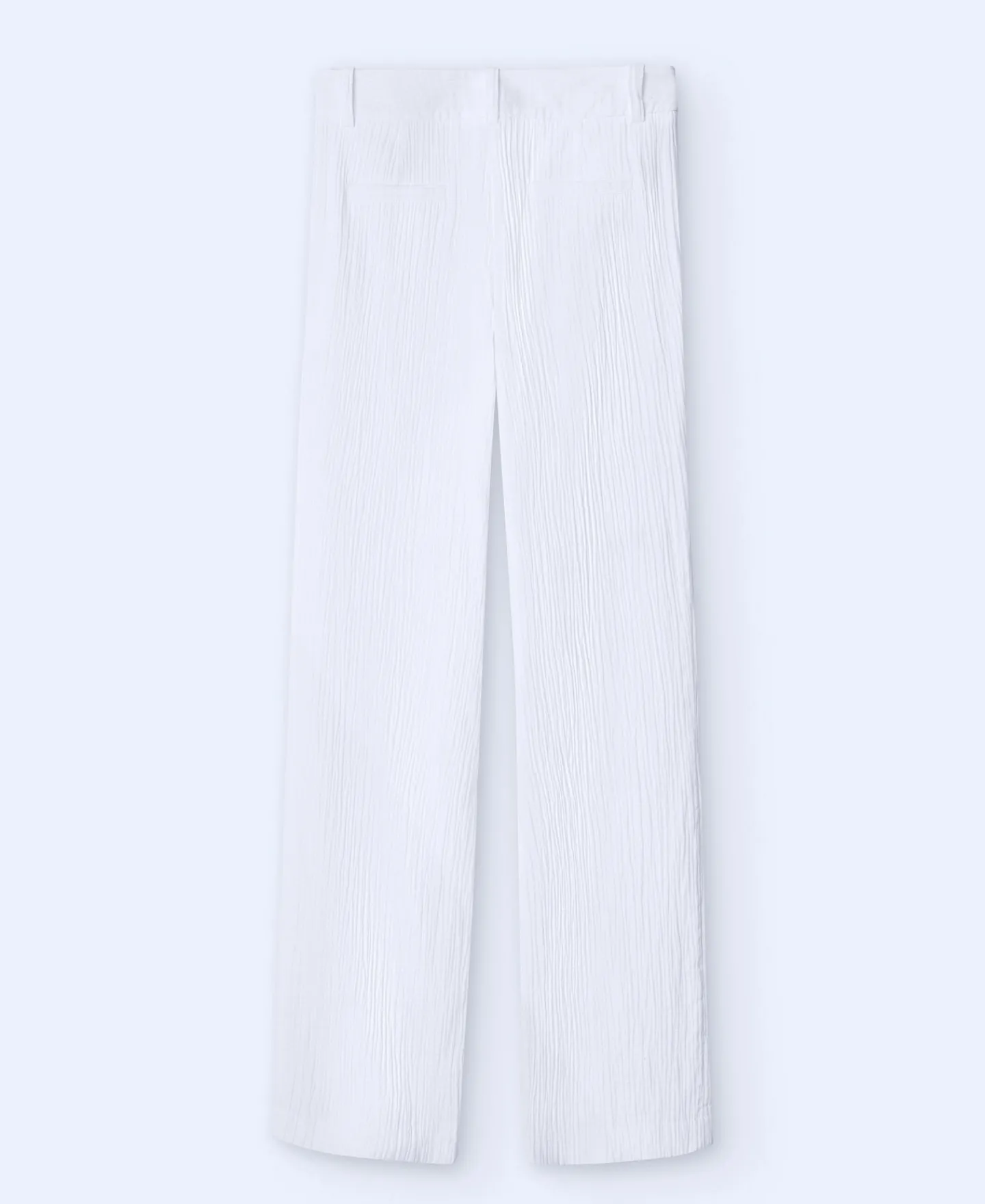 Adolfo Dominguez Pantalones>Pantalon Sastre De Corte Recto Blanco Natural