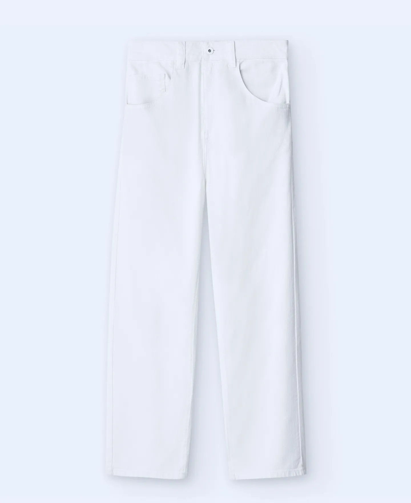 Adolfo Dominguez Pantalones>Pantalon Vaquero Cinco Bolsillos Blanco
