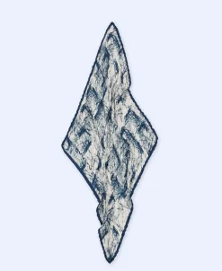 Adolfo Dominguez Foulares>Panuelo Bandana Estampado Azul