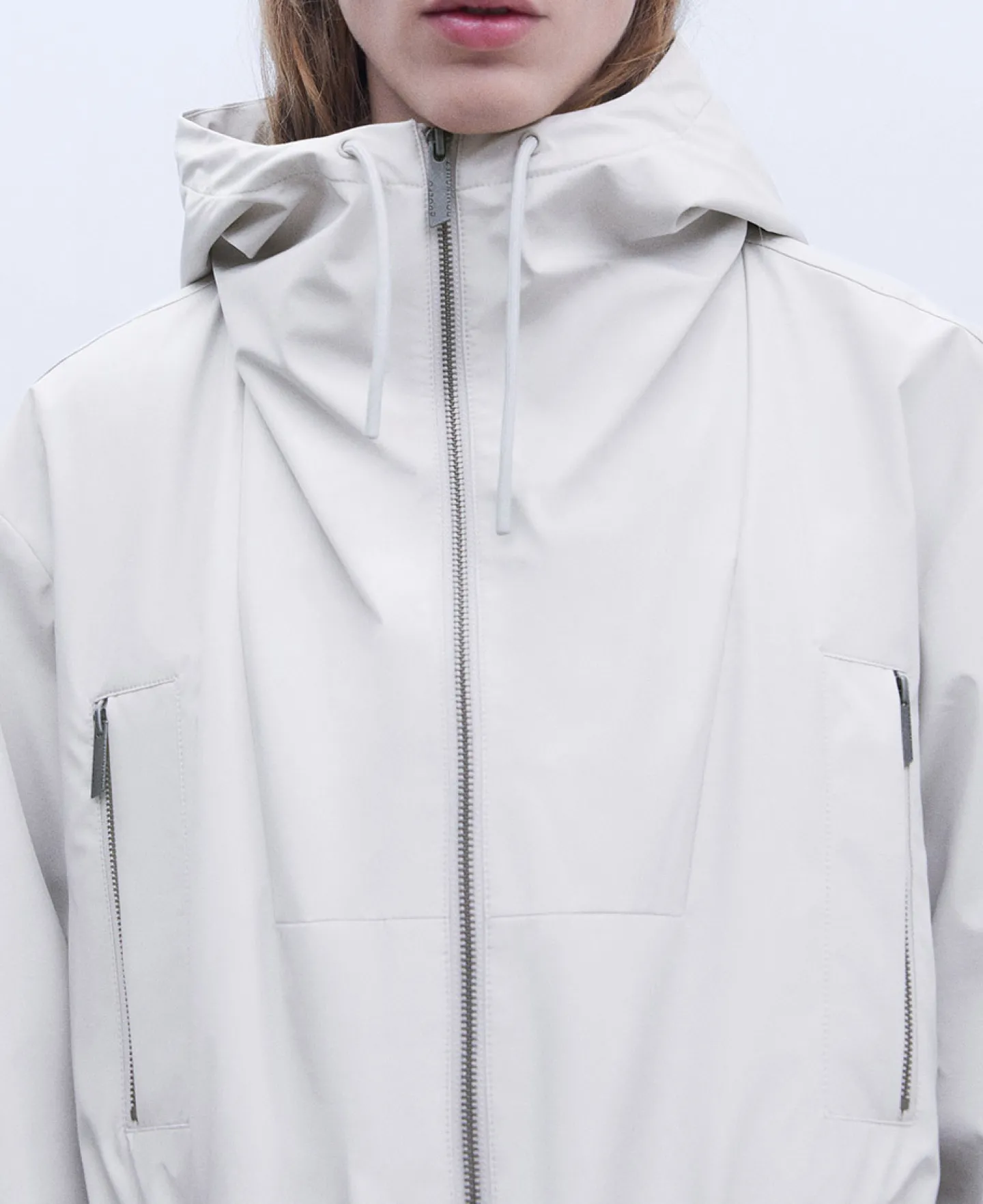 Adolfo Dominguez Abrigos Y Chaquetas>Parka Nautica Con Capucha Hielo