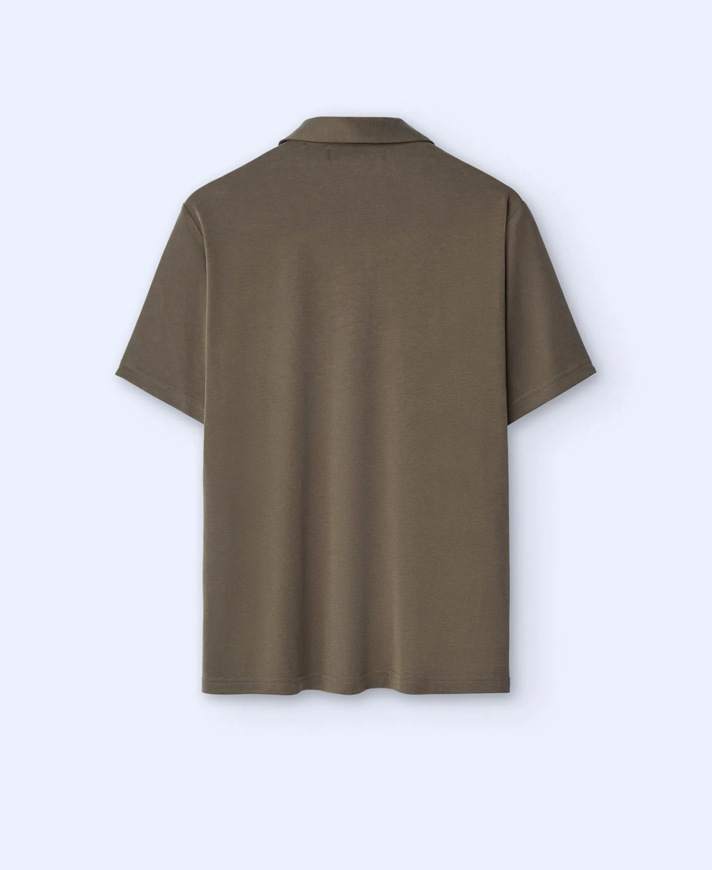 Adolfo Dominguez Camisetas Y Polos>Polo En Modal Dos Botones Caqui