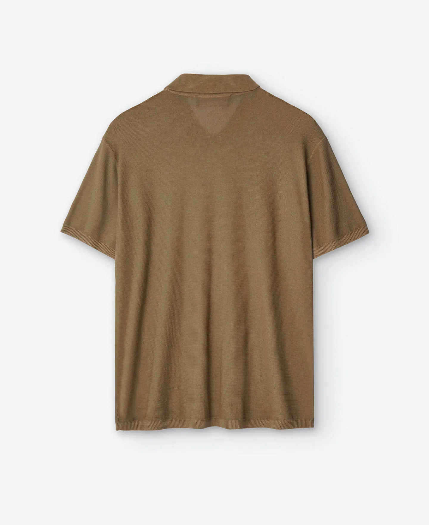 Adolfo Dominguez Camisetas Y Polos>Polo Regular Fit En Algodon Y Viscosa Marron