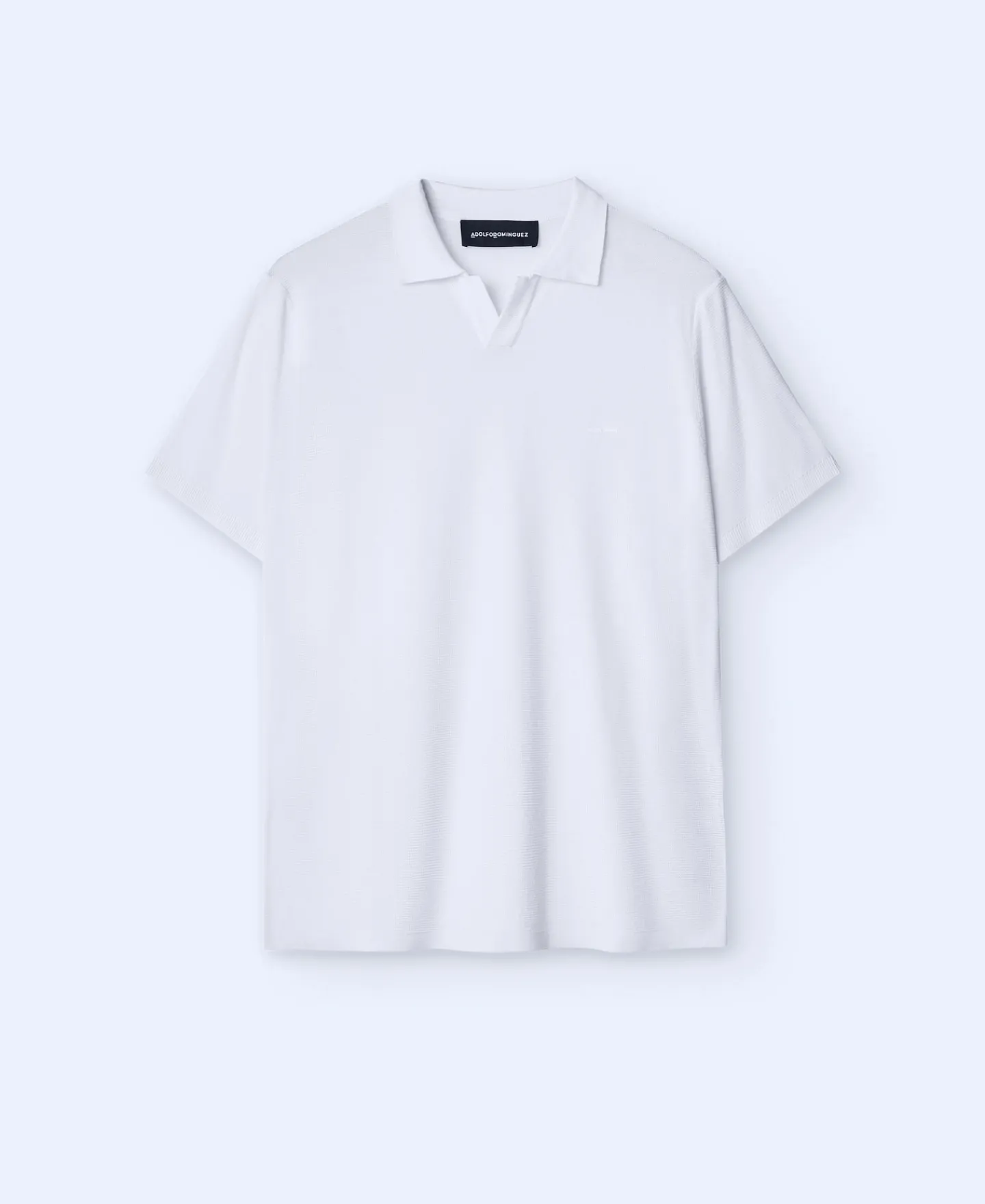 Adolfo Dominguez Camisetas Y Polos>Polo Regular Fit Sin Botones Natural