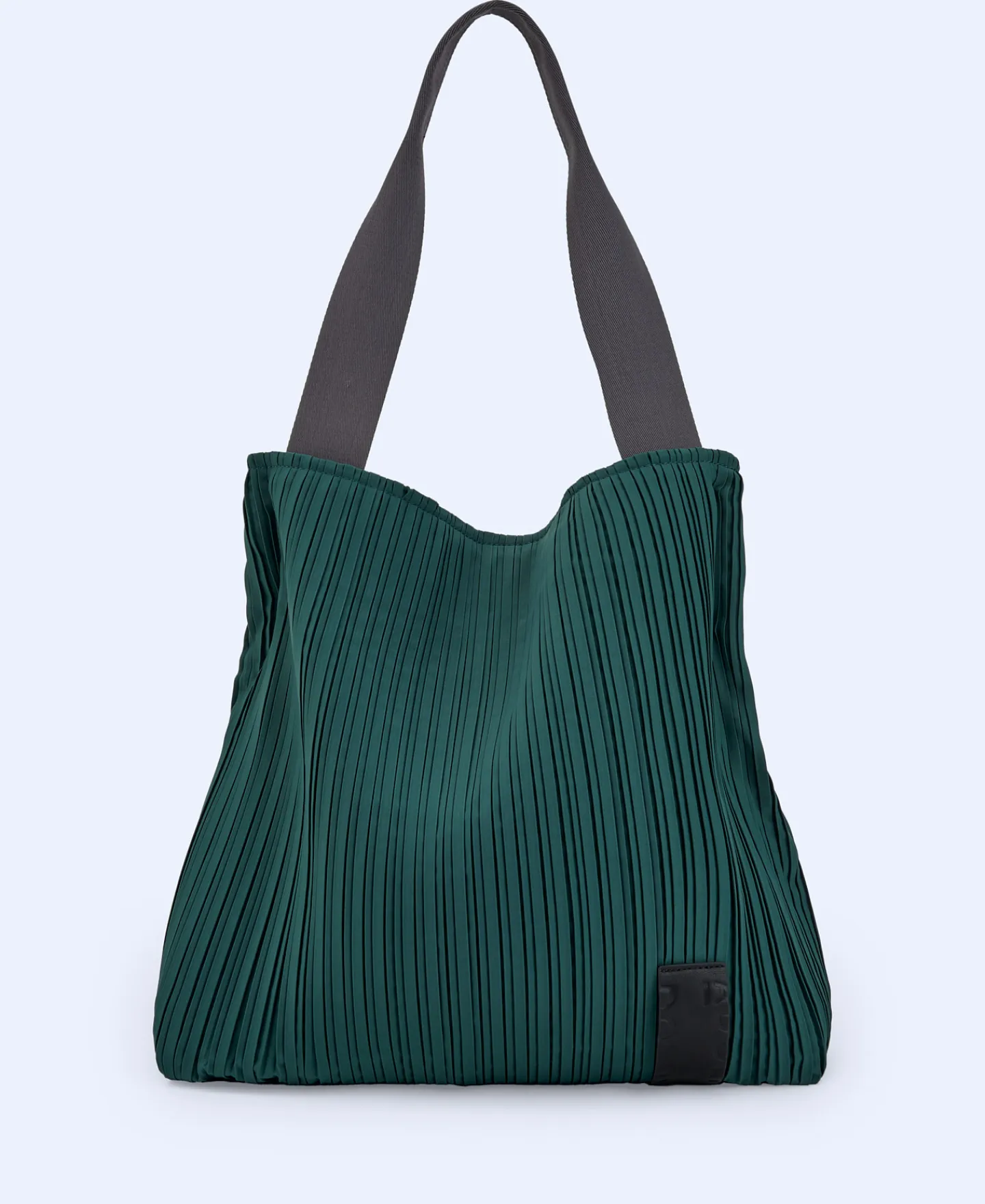 Adolfo Dominguez Bolsos>Shopper Vertical En Crinkle Reciclado Verde