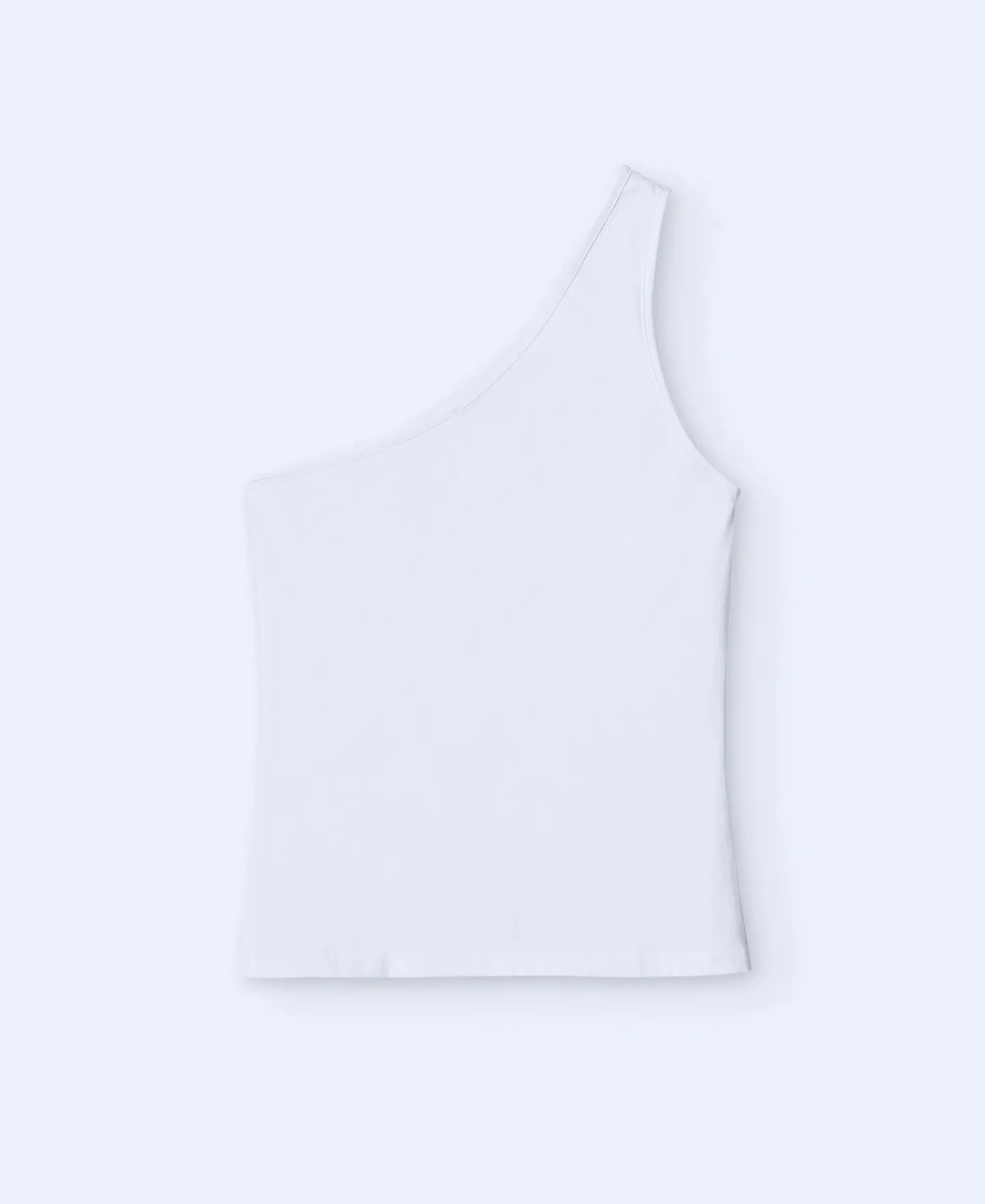 Adolfo Dominguez Camisetas>Top Asimetrico Blanco