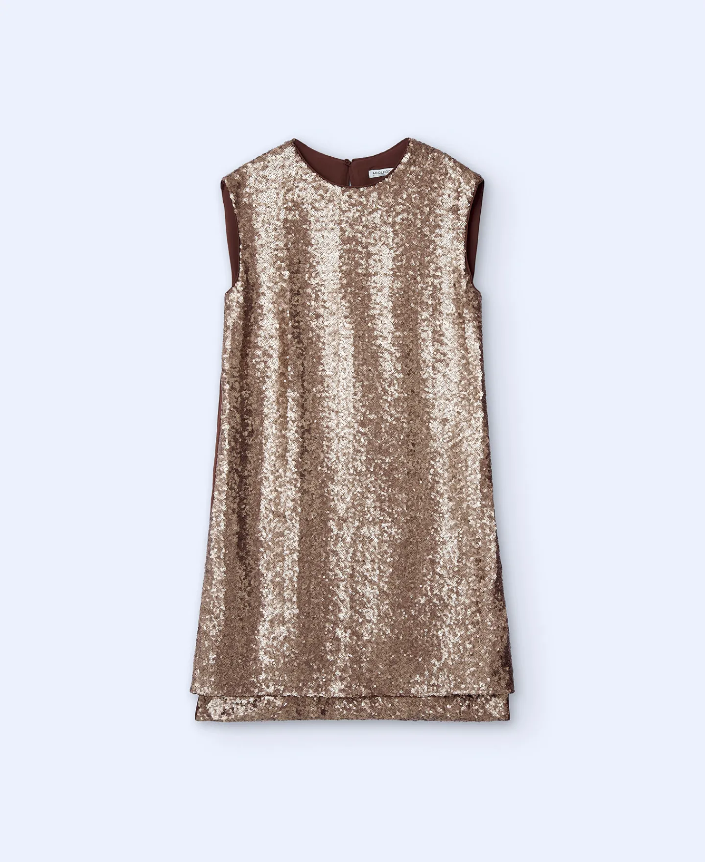 Adolfo Dominguez Vestidos Y Monos>Vestido Corto De Lentejuelas Cobre