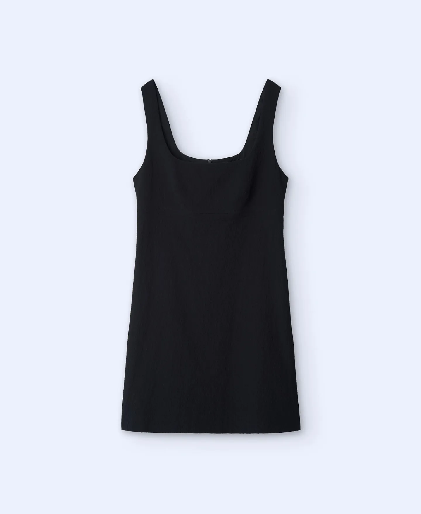 Adolfo Dominguez Vestidos Y Monos>Vestido Corto En Seersucker Negro