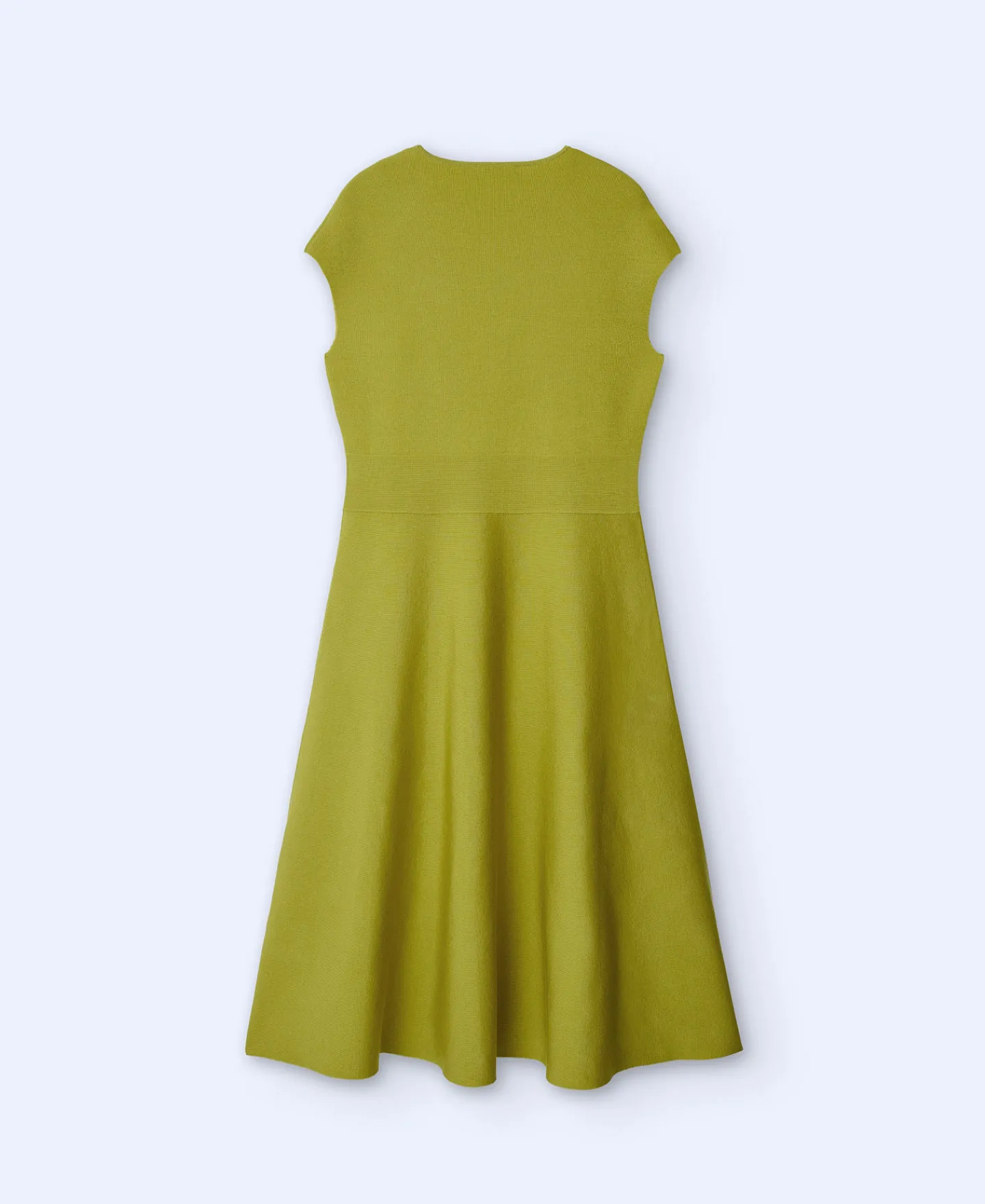 Adolfo Dominguez Vestidos Y Monos>Vestido Cuello Caja Verde Pistacho