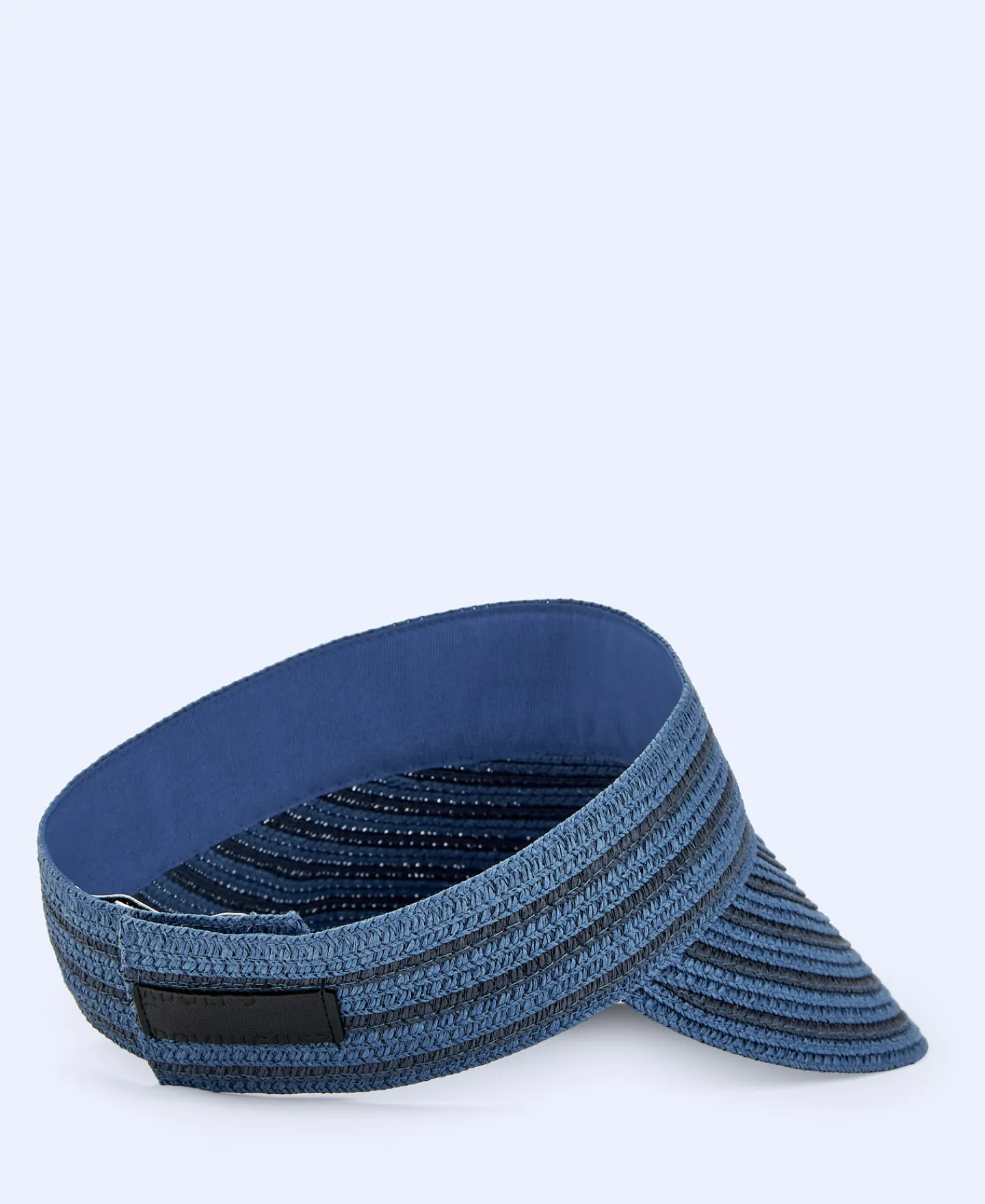 Adolfo Dominguez Sombreros>Visera En Papel Trenzado Azul